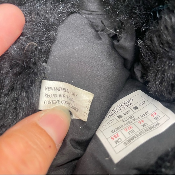 The north face black winter snow boots 6.5 - Picture 11 of 16